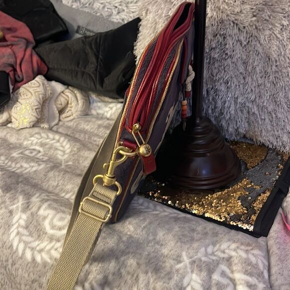 Vintage OG strawberry:fruit juicy couture laptop/computer messanger bag w/strap - Picture 7 of 13